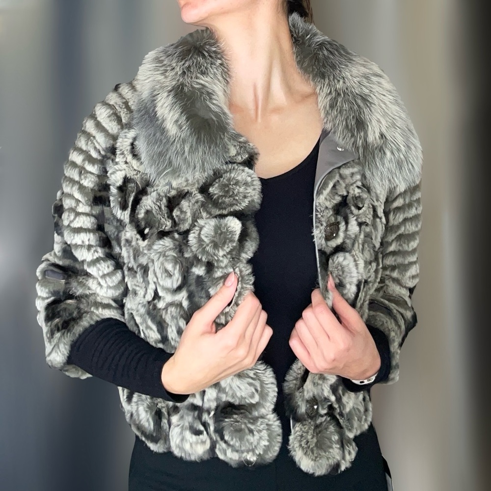 NWT- Genuine Mink Short Coat (S/M)